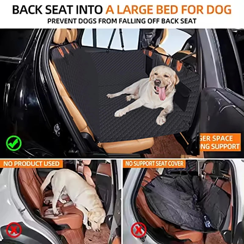 Gosyne Pro™ - Hard Bottom Dog Car Seat Protector + (Free Grand Dog Bed)